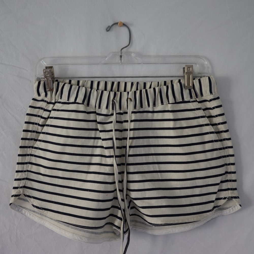 J Crew Striped Tie Shorts